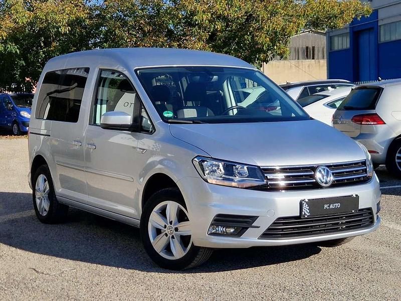 Usata VW Caddy Comfortline 110 CV (80 kW) 2016 Argento Monovolume