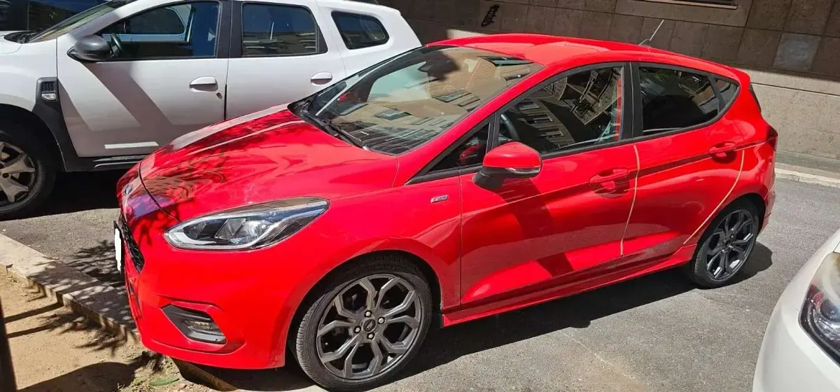 Usata Ford Fiesta ST-Line 100 CV (73 kW) 2020 Rosso Utilitaria