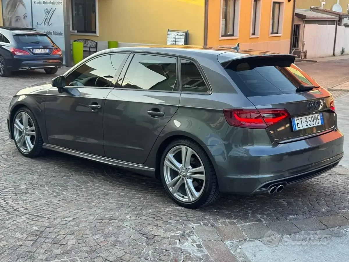 Usata Audi A3 S-Line 184 CV (135 kW) 2013 Grigio Berlina