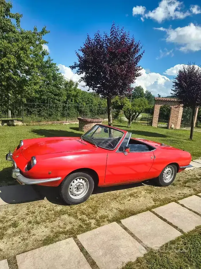 Usata Fiat 850 Sport 1970 Rosso Cabrio
