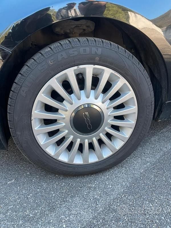 Usata Fiat 500 Pop 69 CV (50 kW) 2009 Nero Cabrio