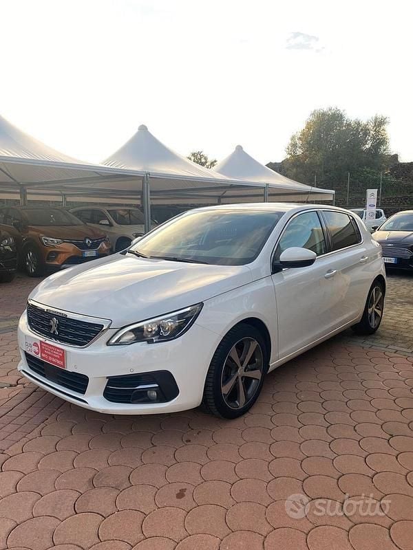 Usata Peugeot 308 Allure 131 CV (96 kW) 2018 Bianco Berlina