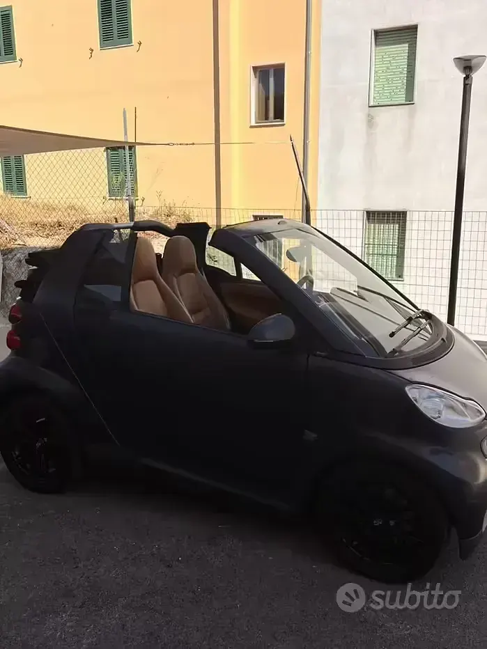 Usata Smart ForTwo Cabrio 84 CV (61 kW) 2008 Nero Cabrio