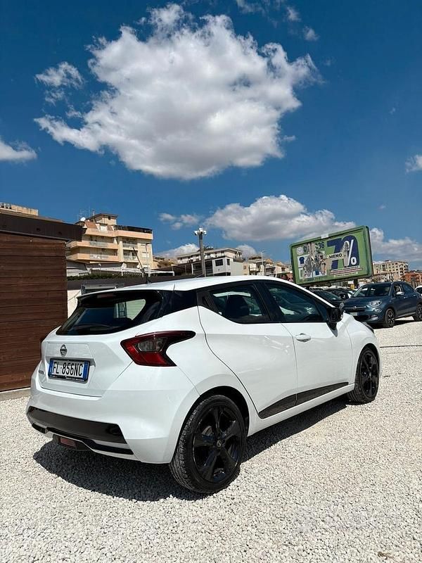 Usata Nissan Micra Acenta 90 CV (66 kW) 2018 Bianco Utilitaria