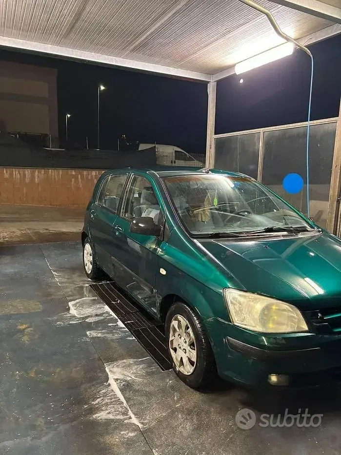 Usata Hyundai Getz 82 CV (60 kW) 2002 Verde Utilitaria