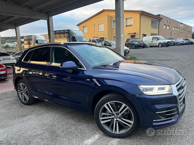 Usata Audi Q5 S-Line 190 CV (139 kW) 2019 Blu SUV