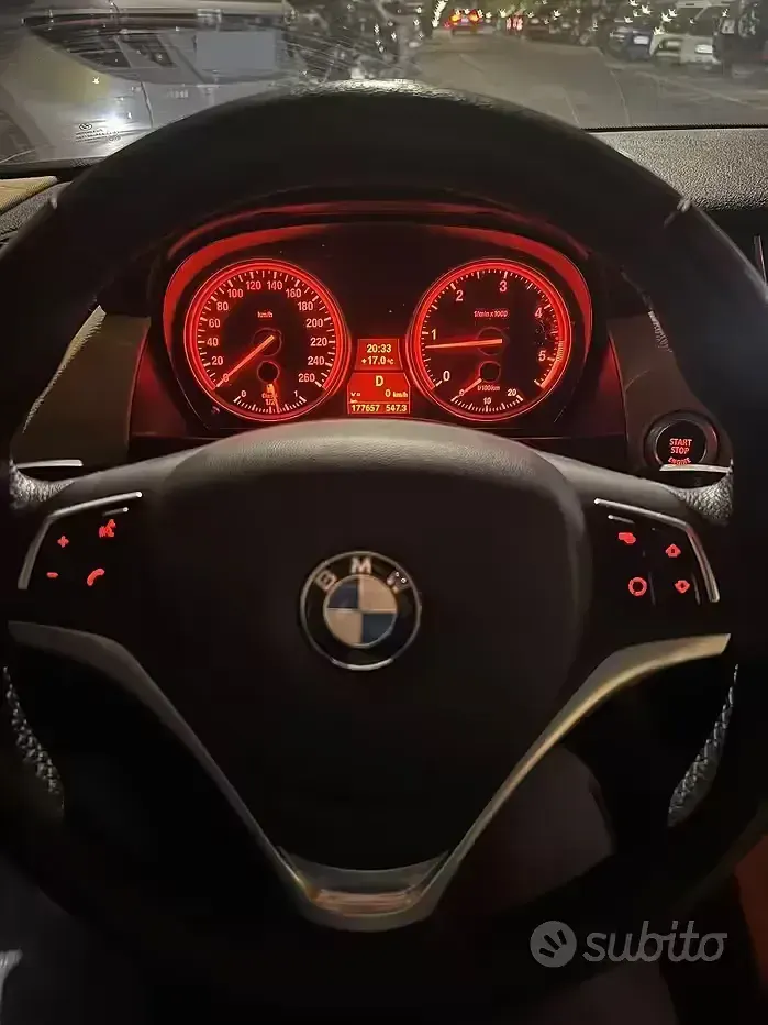 Usata BMW X1 177 CV (130 kW) 2009 Nero SUV
