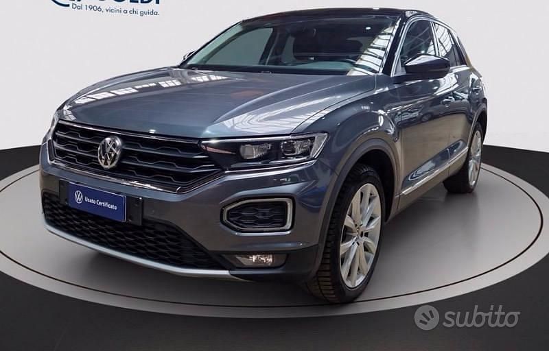 Usata VW T-Roc Advance 150 CV (110 kW) 2019 Grigio SUV