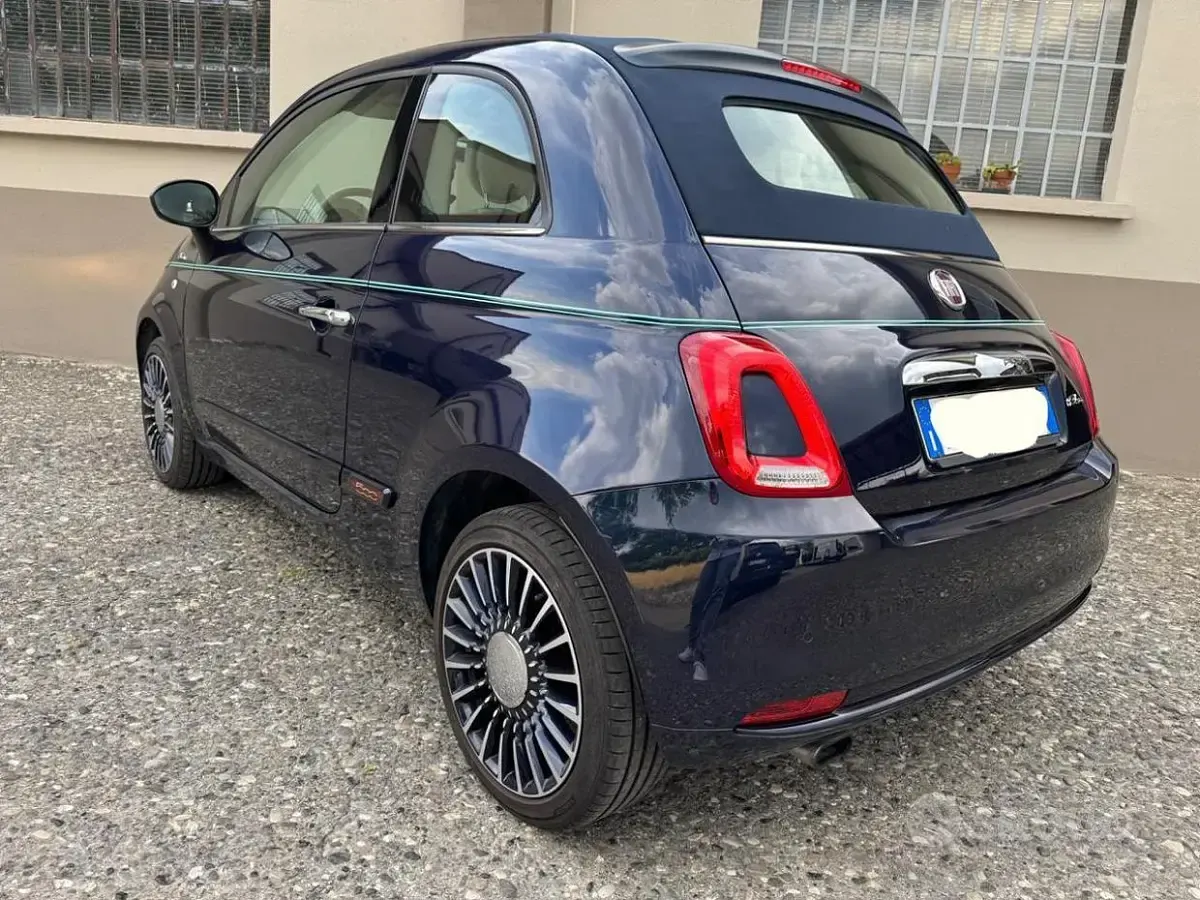 Usata Fiat 500C Riva 69 CV (50 kW) 2016 Bluazzurro Cabrio
