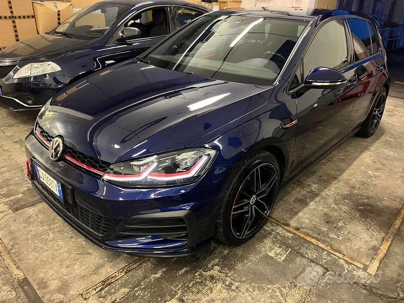 Usata VW Golf GTI 245 CV (180 kW) 2019 Blu Coupé