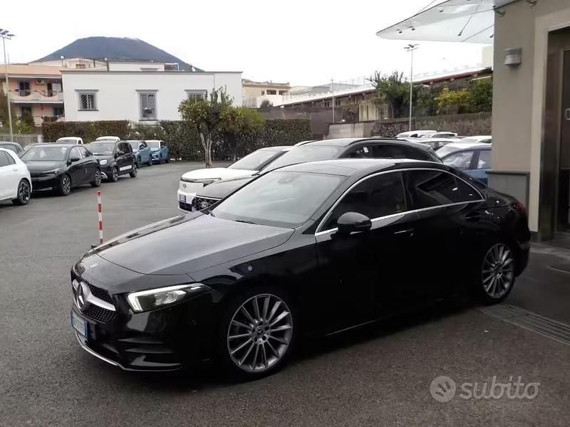 Usata Mercedes A200 Premium 150 CV (110 kW) 2020 Nero Berlina