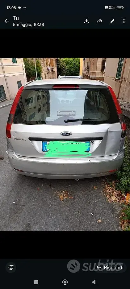 Usata Ford Fiesta 2002 Grigio Utilitaria