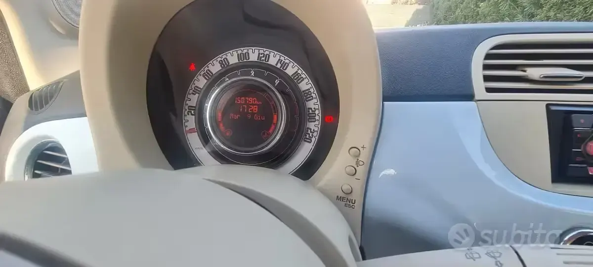 Usata Fiat 500 85 CV (62 kW) 2010 Viola Berlina
