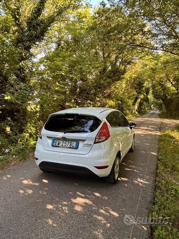 Usata Ford Fiesta 75 CV (55 kW) 2014 Bianco Utilitaria
