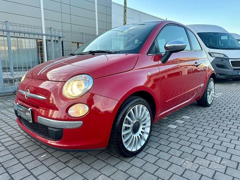 Usata Fiat 500 Lounge 70 CV (51 kW) 2013 Rosso Berlina
