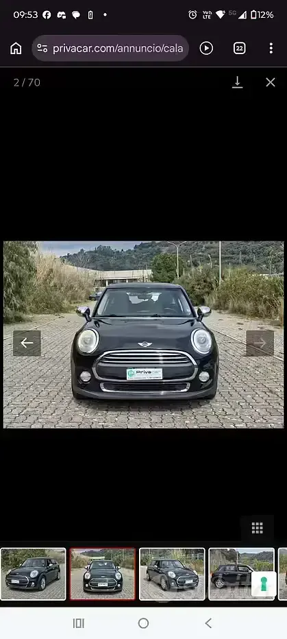 Usata Mini One D 95 CV (69 kW) 2015 Nero Utilitaria
