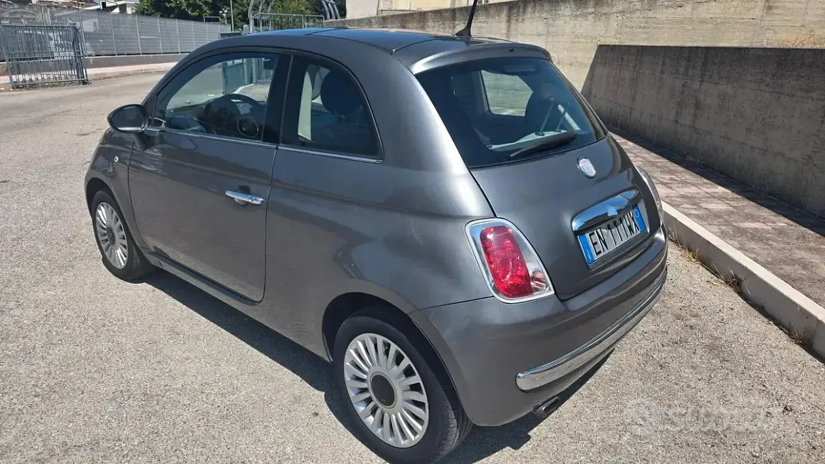 Usata Fiat 500 Lounge 69 CV (50 kW) 2012 Grigio Utilitaria