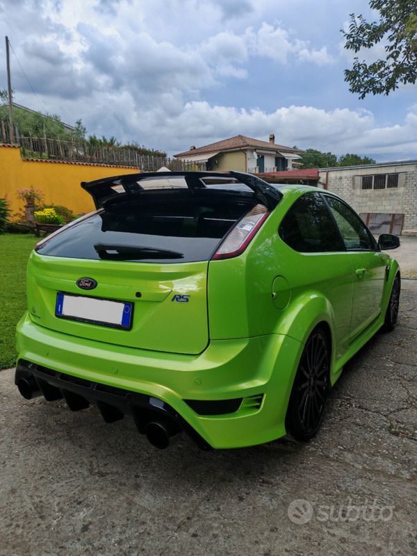 Usata Ford Focus RS 305 CV (224 kW) 2011 Verde Berlina