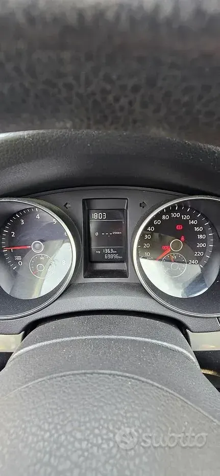 Usata VW Golf VI Edition 122 CV (89 kW) 2011 Bianco Utilitaria