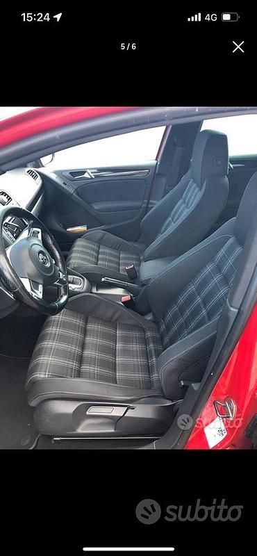 Usata VW Golf VI GTD 170 CV (125 kW) 2010 Rosso Utilitaria