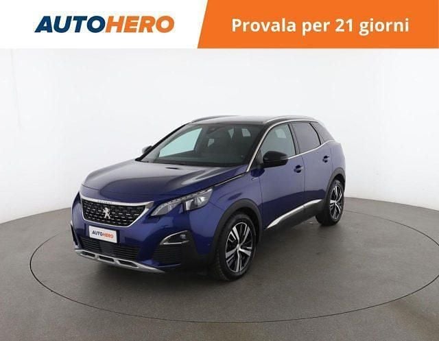 Usata Peugeot 3008 GT-line 120 CV (88 kW) 2018 Blu SUV