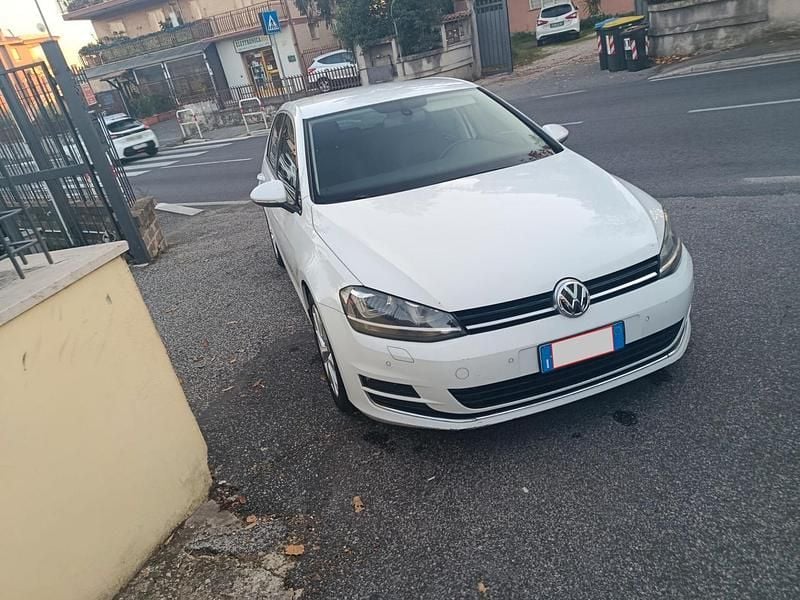 Usata VW Golf VII Highline 140 CV (102 kW) 2013 Bianco Berlina