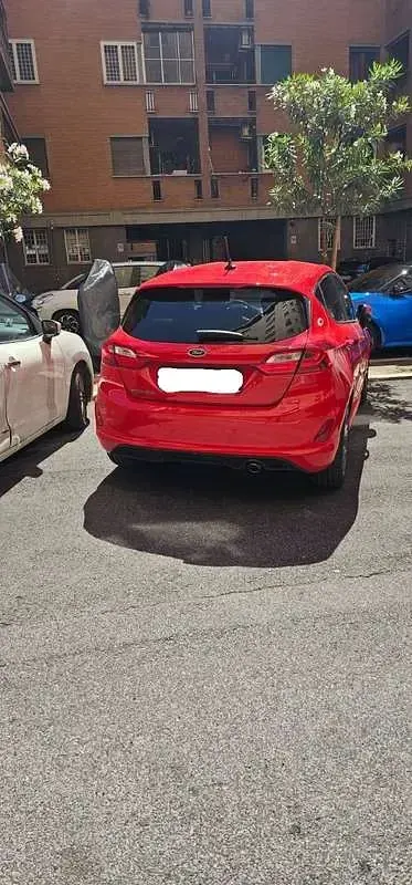 Usata Ford Fiesta ST-Line 100 CV (73 kW) 2020 Rosso Utilitaria