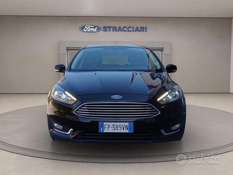 Usata Ford Focus Titanium S 120 CV (88 kW) 2018 Nero metallizzato Berlina