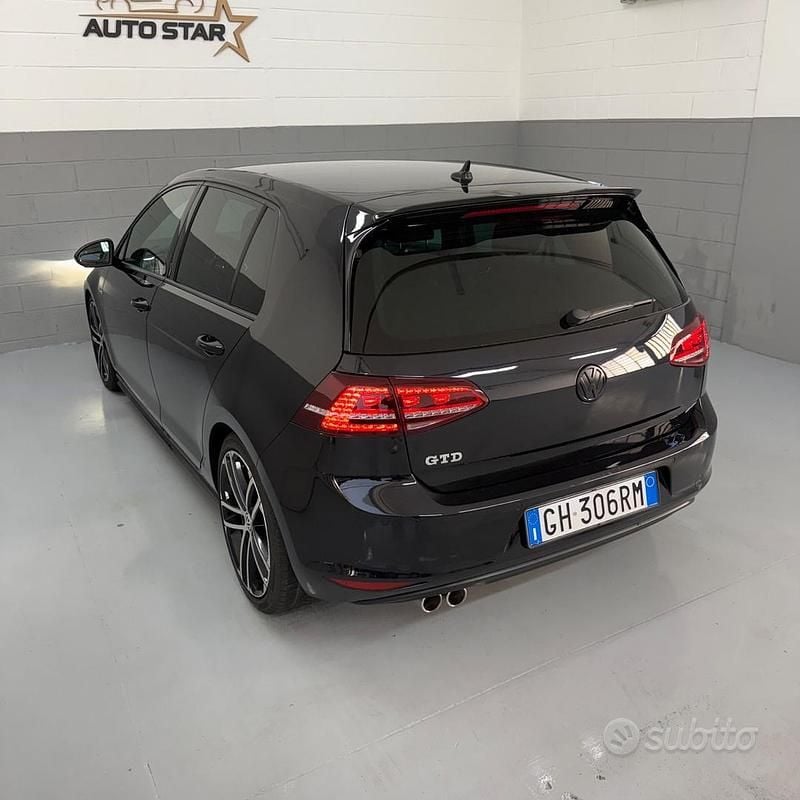 Usata VW Golf VII GTD 184 CV (135 kW) 2016 Nero Berlina
