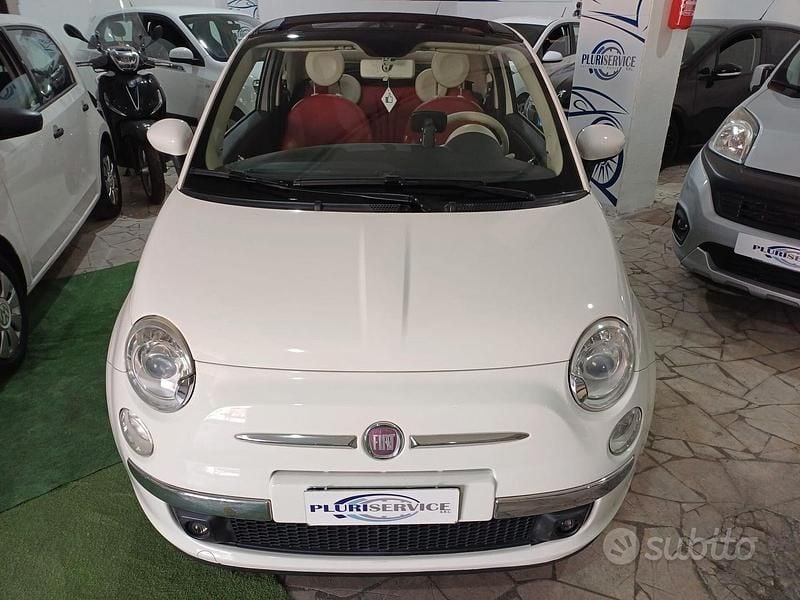 Usata Fiat 500C 95 CV (69 kW) 2011 Bianco Cabrio