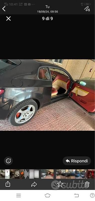 Usata Alfa Romeo Brera 210 CV (154 kW) 2007 Nero Coupé