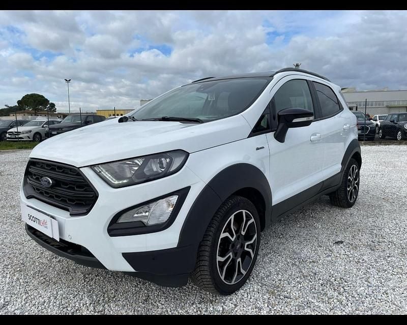 Bianco Usata 2021 Ford Ecosport Active SUV | 14.900 € (Buon prezzo) - Immagine 1/4
