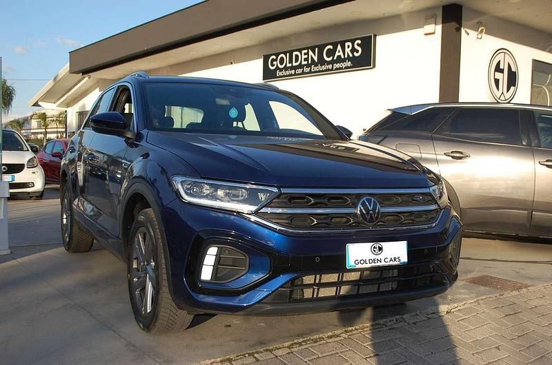 Usata VW T-Roc R-line 150 CV (110 kW) 2020 Blu/azzurro SUV