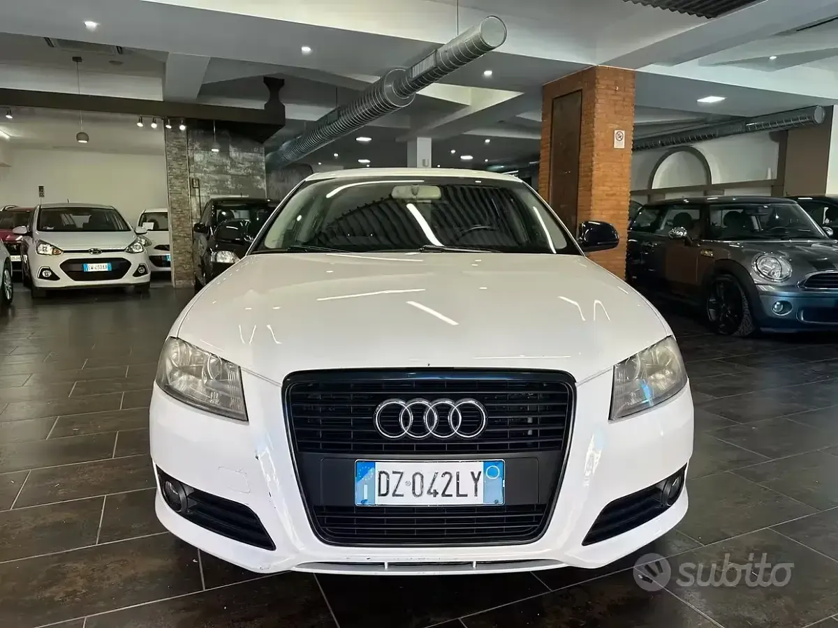 Usata Audi A3 Ambition 160 CV (117 kW) 2009 Bianco Utilitaria