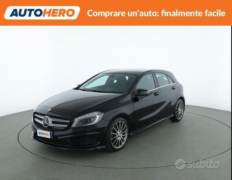 Usata Mercedes A200 Premium 136 CV (100 kW) 2014 Nero Berlina