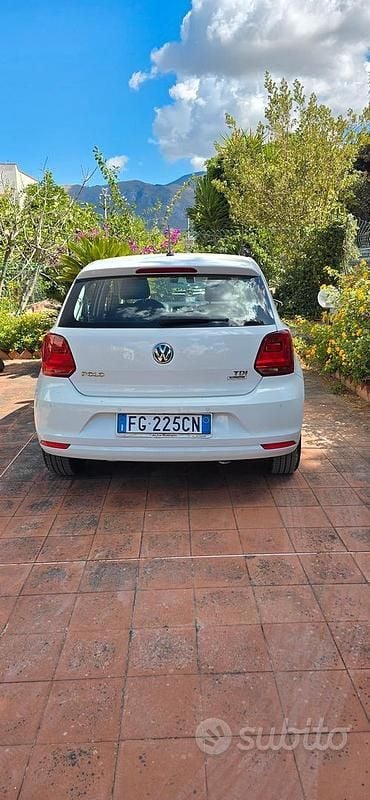 Usata VW Polo 90 CV (66 kW) 2016 Bianco Berlina