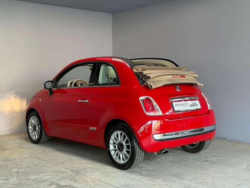 Usata Fiat 500C Lounge 69 CV (50 kW) 2011 Rosso Cabrio