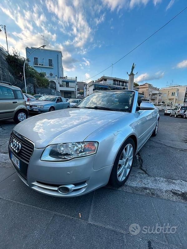Grigio Usata 2007 Audi A4 Cabriolet S-Line Cabrio | 6900 € - Immagine 1/4