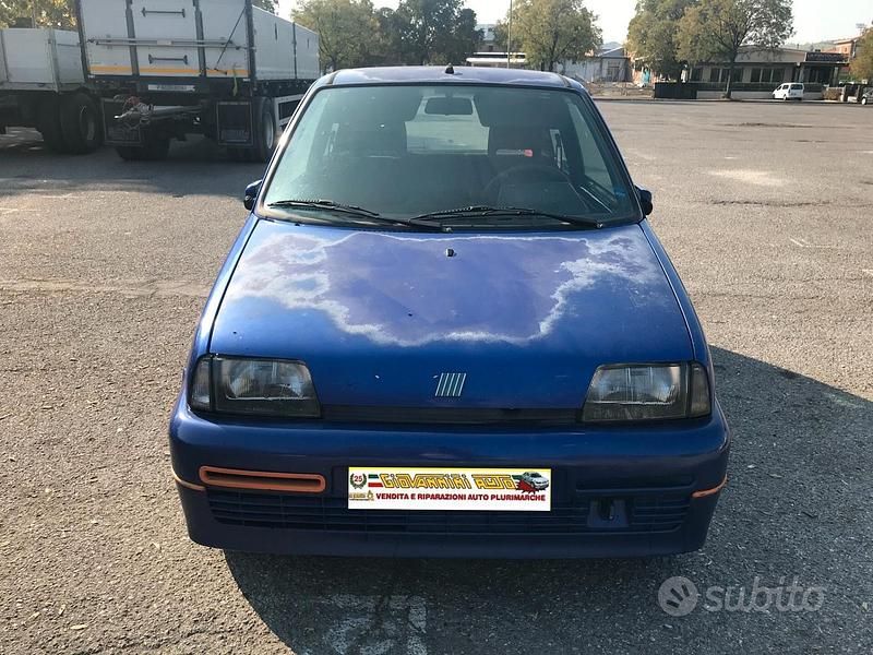 Usata Fiat Cinquecento 54 CV (39 kW) 1997 Blu Utilitaria