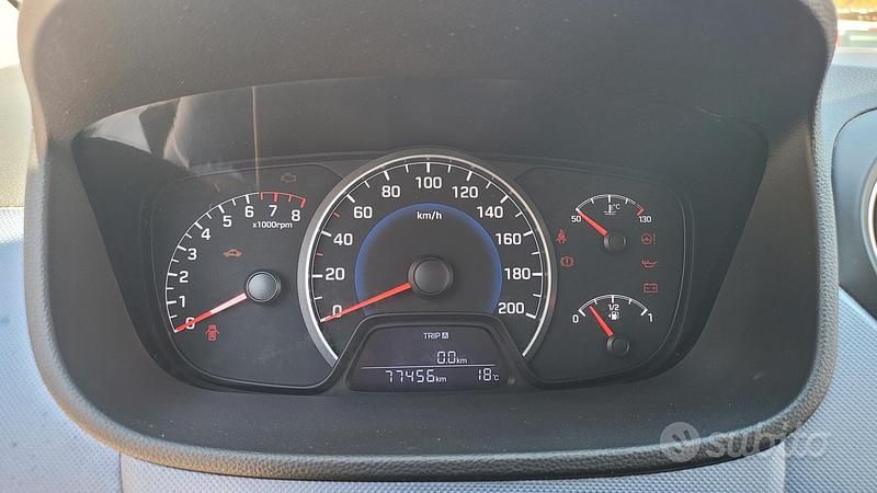 Usata Hyundai i10 87 CV (63 kW) 2014 Bianco Utilitaria