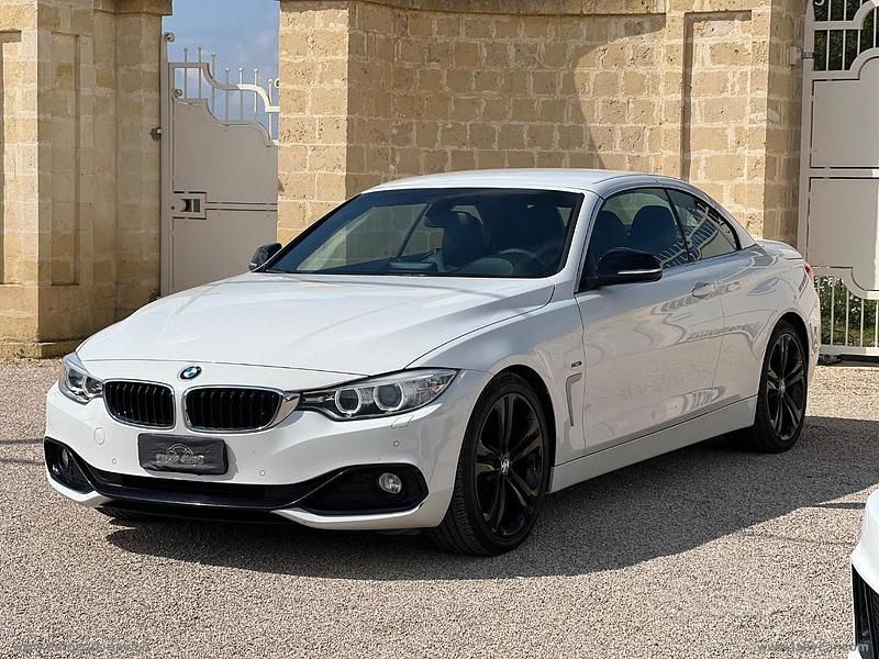 Usata BMW 420 Sport Line 183 CV (134 kW) 2015 Bianco Cabrio
