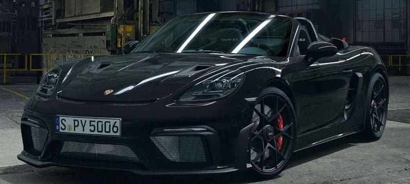 Usata Porsche 718 Spyder 500 CV (367 kW) 2025 Nero Cabrio