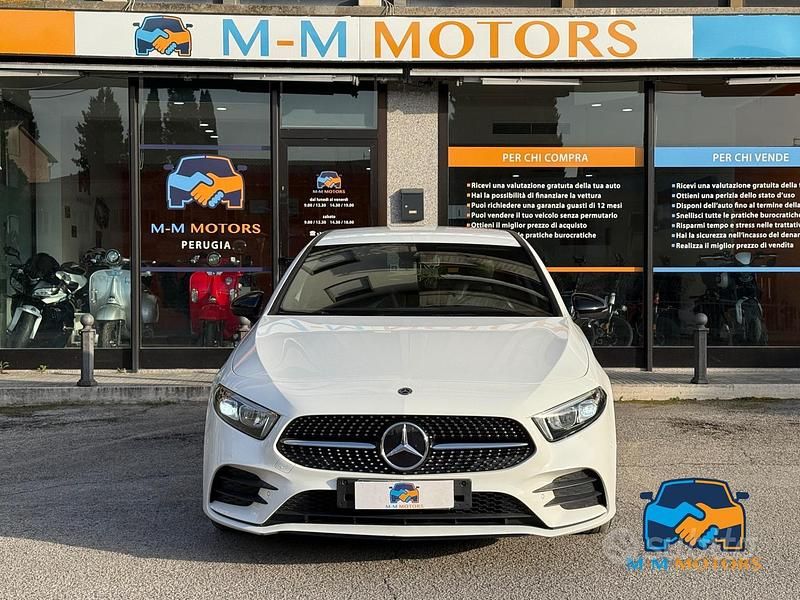 Usata Mercedes A200 Premium 150 CV (110 kW) 2019 Bianco Berlina
