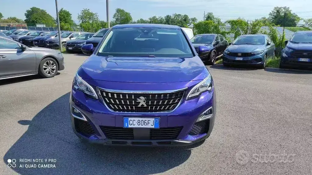 Usata Peugeot 3008 Business-Line 131 CV (96 kW) 2020 Blu/azzurro SUV