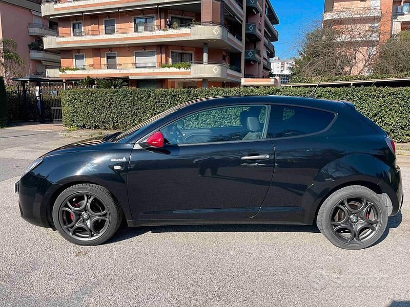 Usata Alfa Romeo MiTo Quadrifoglio Verde 120 CV (88 kW) 2015 Nero Utilitaria