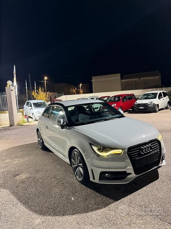 Usata Audi A1 S-Line 90 CV (66 kW) 2013 Bianco Utilitaria
