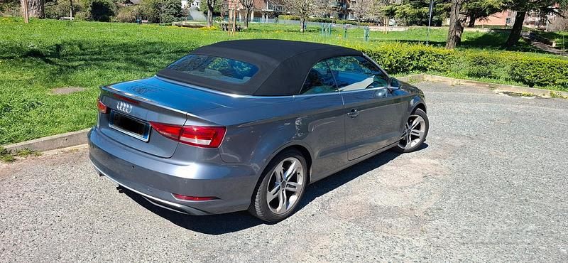 Usata Audi A3 Cabriolet Sport 150 CV (110 kW) 2017 Grigio Cabrio