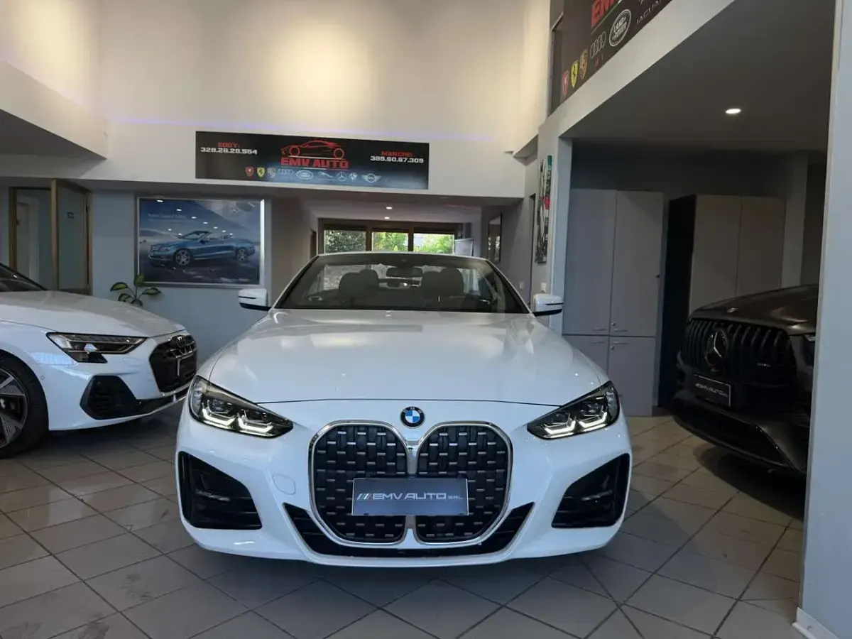 Usata BMW 420 Cabriolet M Sport 190 CV (139 kW) 2021 Bianco Cabrio