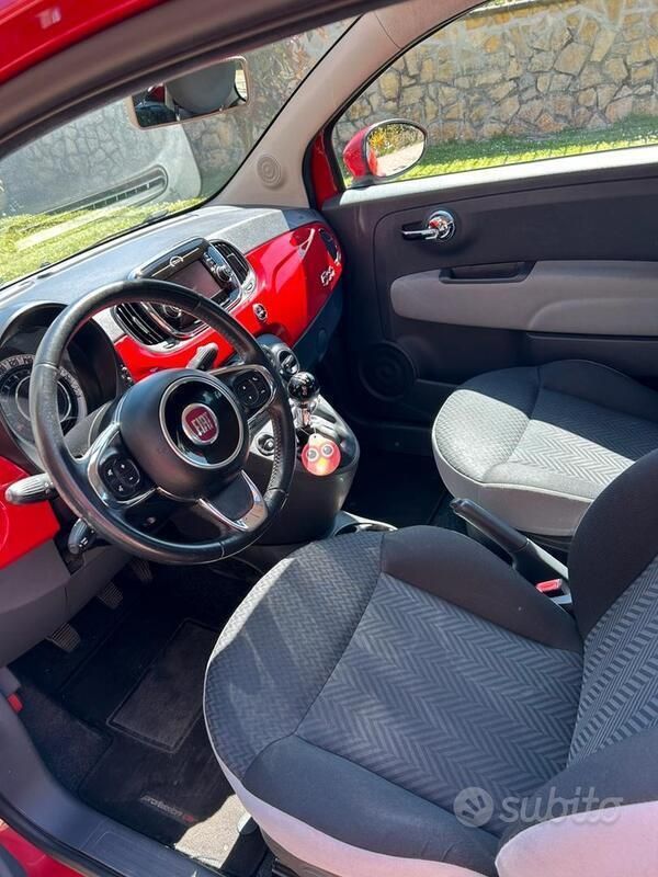 Usata Fiat 500 69 CV (50 kW) 2017 Rosso Utilitaria