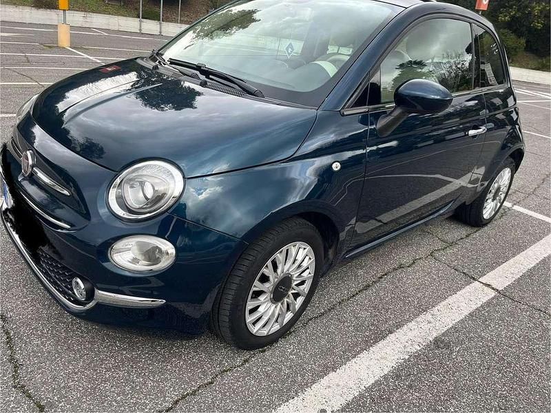 Usata Fiat 500 Lounge 69 CV (50 kW) 2017 Blu/azzurro Utilitaria